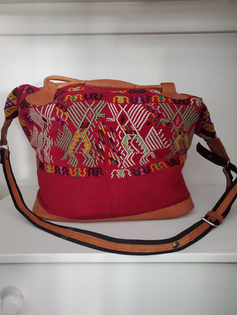 Embroider Boho Overnight Travel Bag